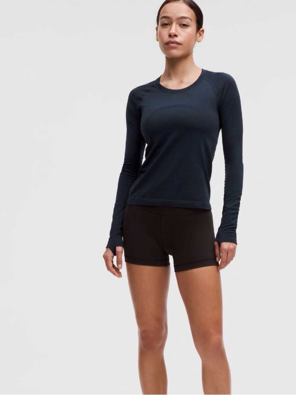 lululemon Swiftly Tech Long Sleeve Shirt 6 Gym Hip length Lightweight Breathable